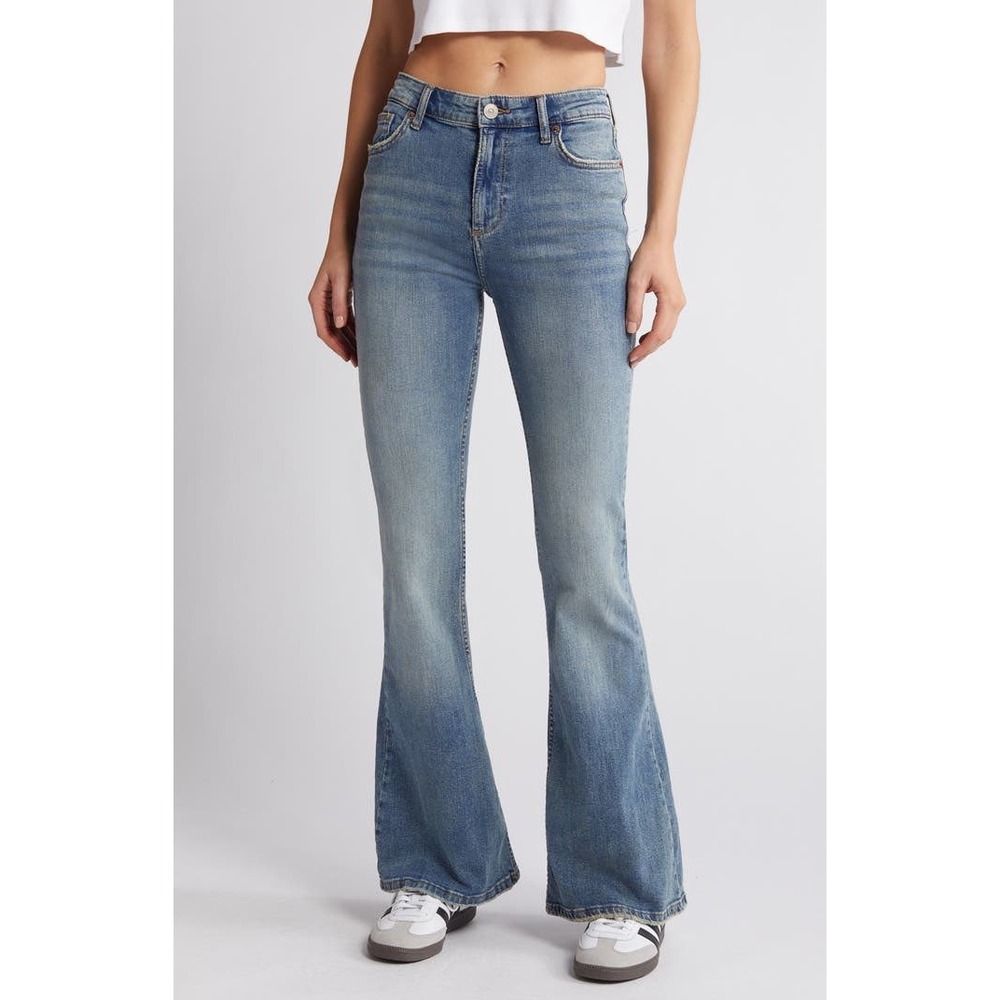 BDG Urban Outfitters Womens Mid Rise Flare Jeans Medium Wash Denim Size 29